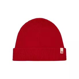 Scotch & Soda Rib Knit Beanie In Ruby Red (174632)