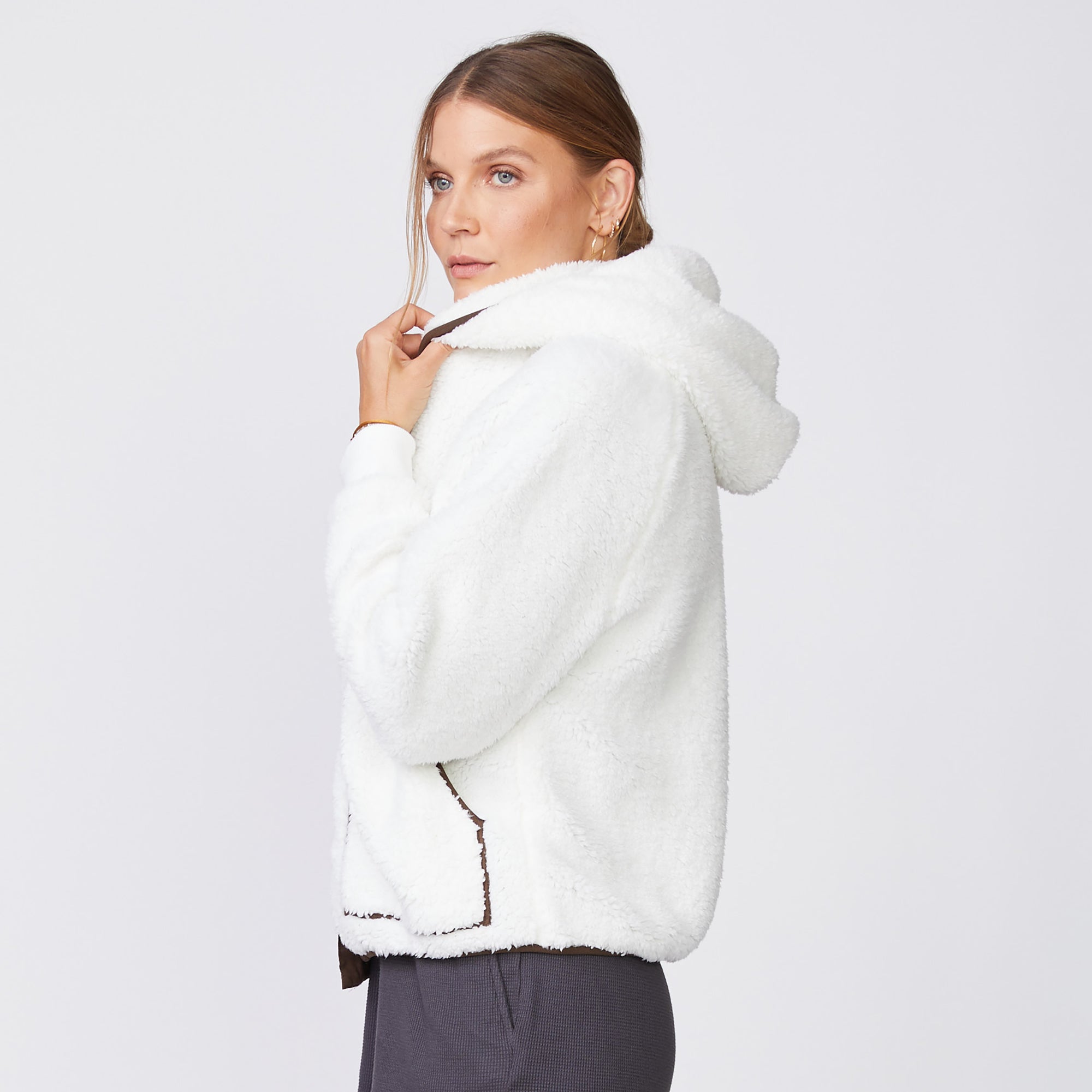 Sherpa Hooded Jacket