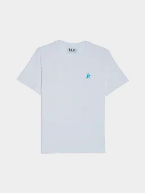 Small Star SS T-Shirt, White / Bluette