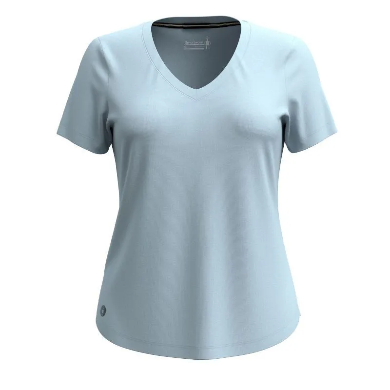 Smartwool  Active Ultralite V-Neck Short Sleeve - Maglia merino - Donna