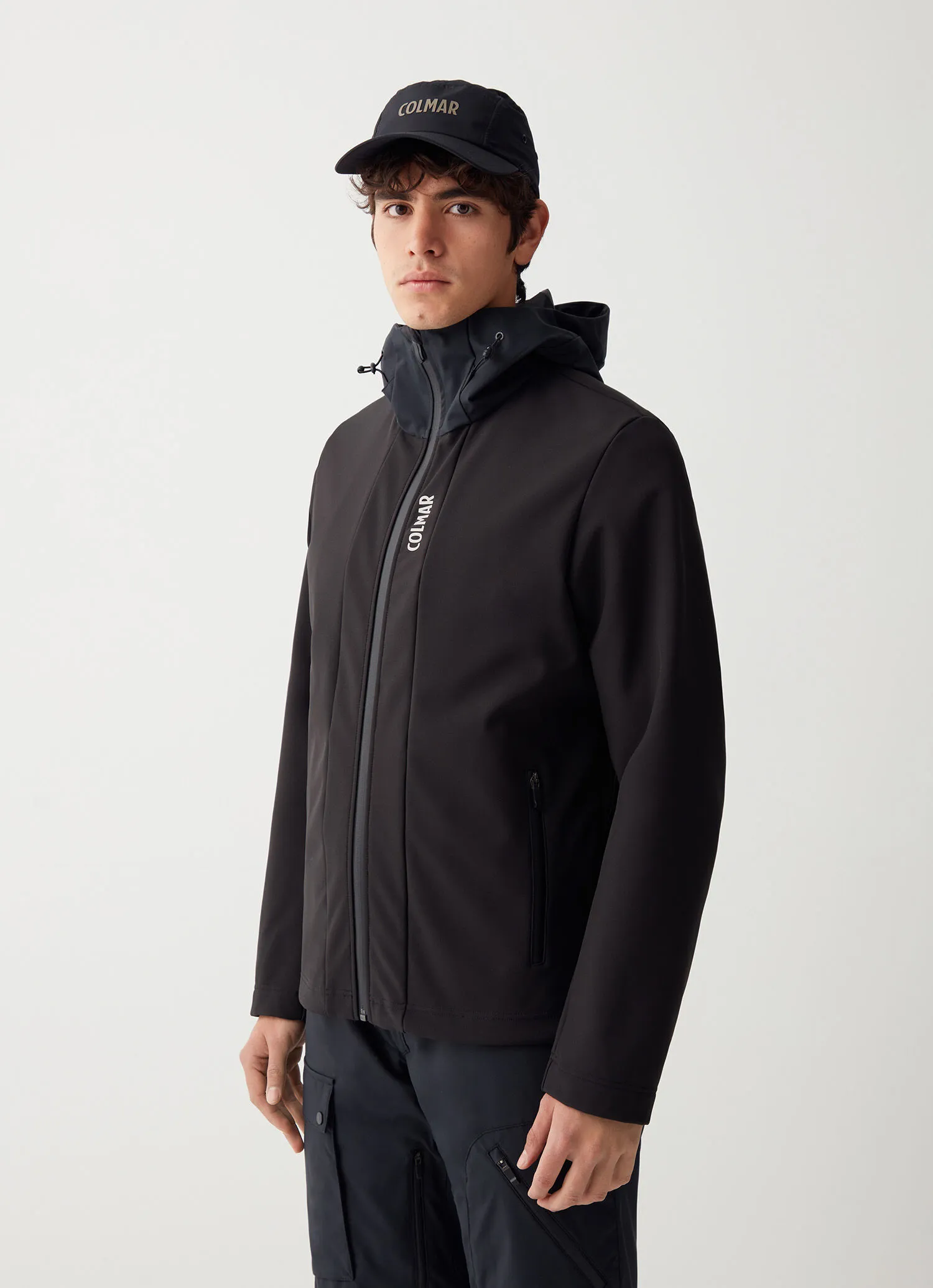 Softshell hooded jacket-