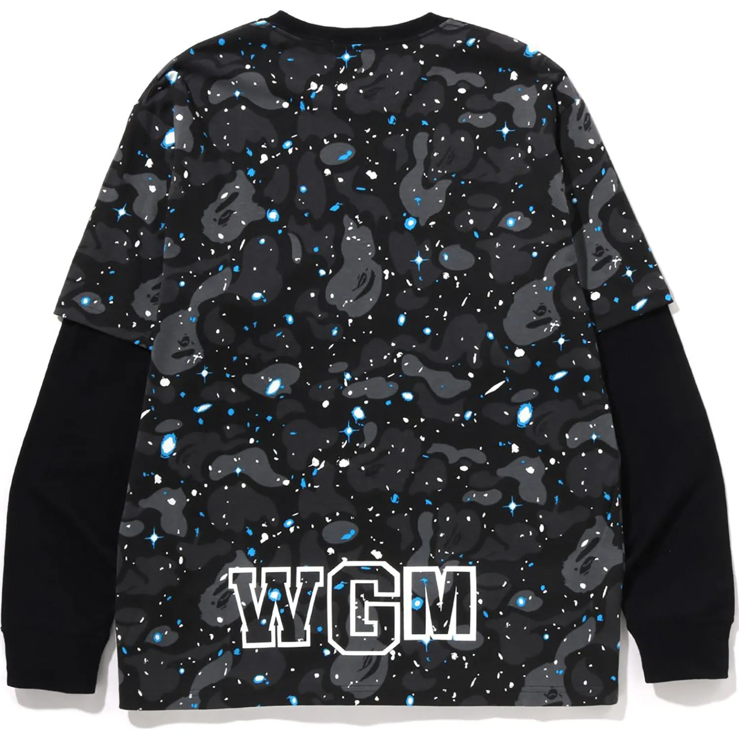 SPACE CAMO SHARK LAYERED L/S TEE MENS