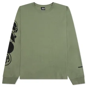 Stacked Pigment Dyed L/S Tee - Artichoke