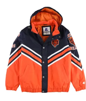 Starter Mens Chicago Bears Badge Windbreaker Jacket