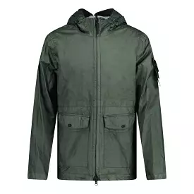 STONE ISLAND MEMBRANA 3L HOODED JACKET KHAKI GREEN