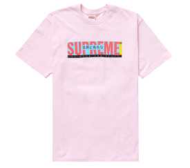 Supreme All Over Tee Light Pink