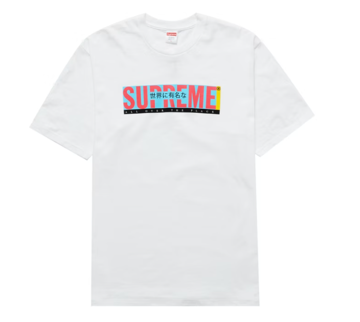 Supreme All Over Tee White