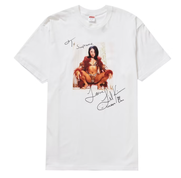 Supreme Lil Kim Tee White