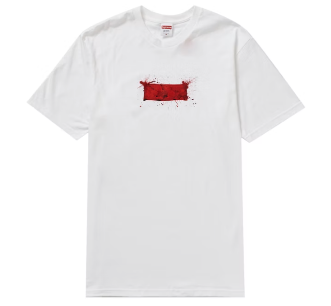 Supreme Ralph Steadman Box Logo Tee White