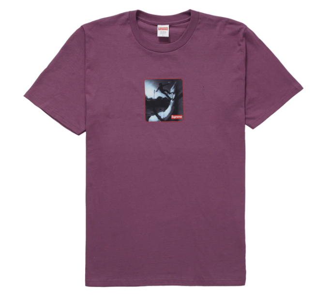 Supreme Shadow Tee Plum