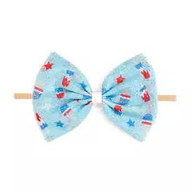 Sweet Wink Bomb Pop Tulle Bow Baby Headband