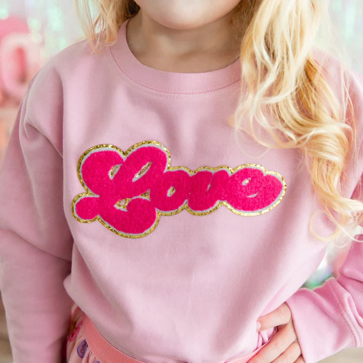 Sweet Wink - Love Script Sweatshirt