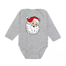 Sweet Wink - Retro Santa Long sleeve Bodysuit