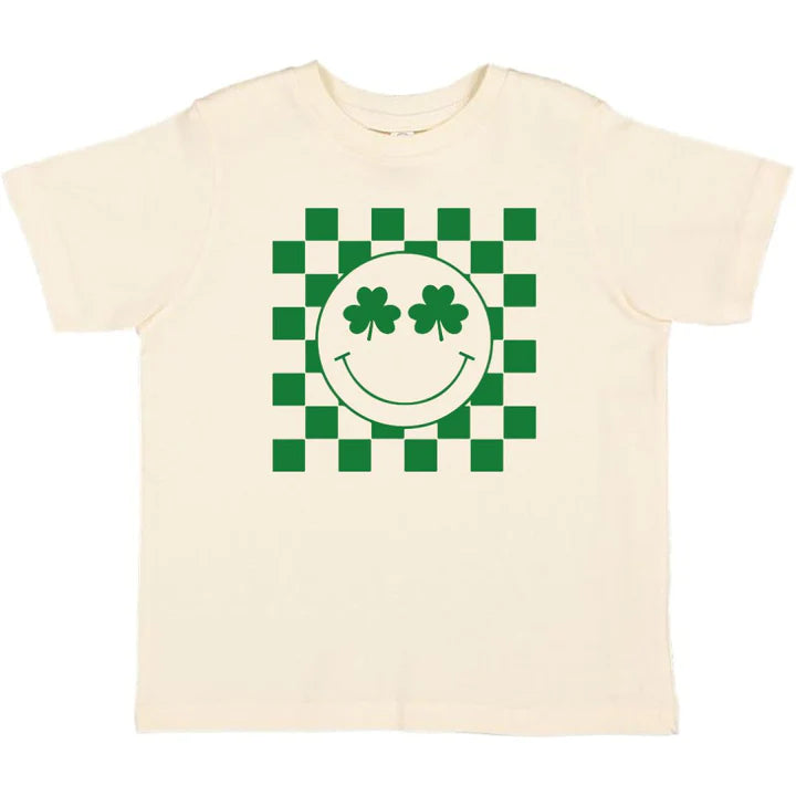 Sweet Wink - Shamrock Smiley St. Patrick's Day Short Sleeve T-Shirt