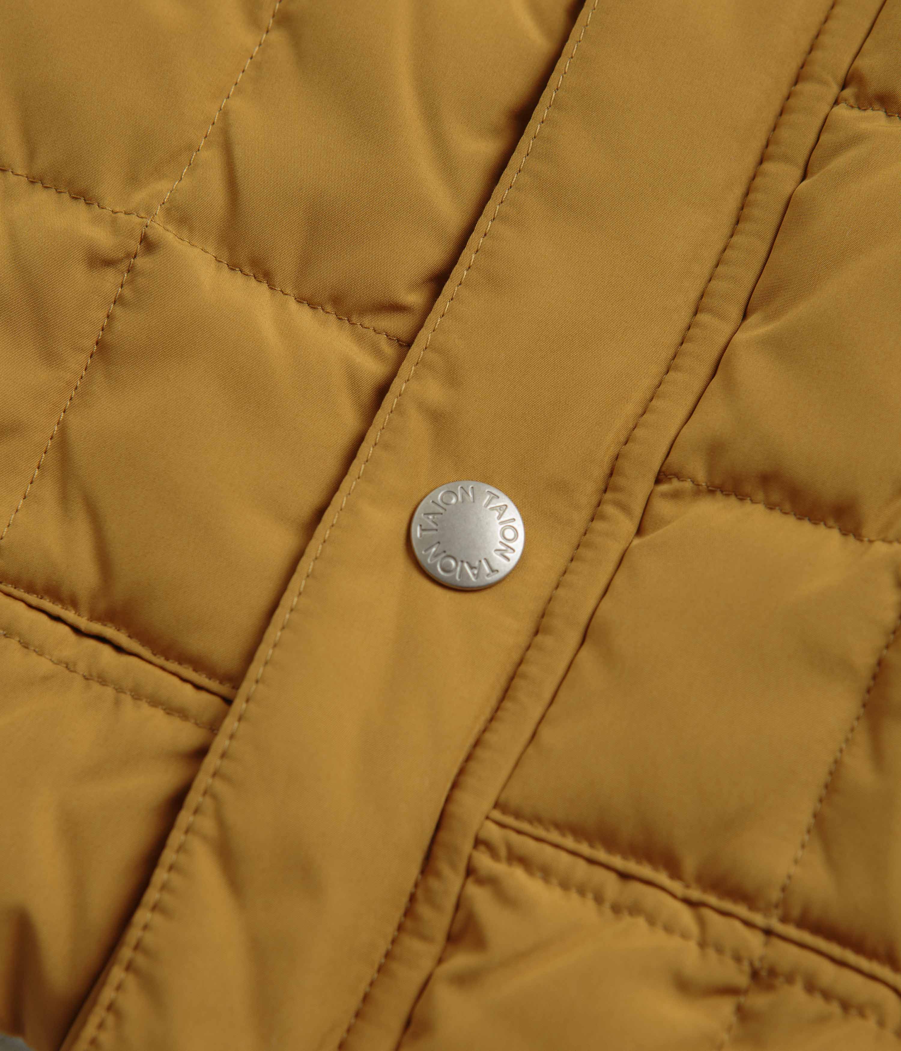 Taion Reversible Down Jacket - Camel / Dark Chocolate / Ivory