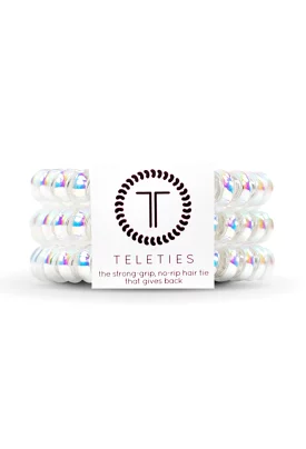 TELETIES Small Hair Ties - Peppermint