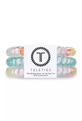 TELETIES Small Hair Ties -Garden Party