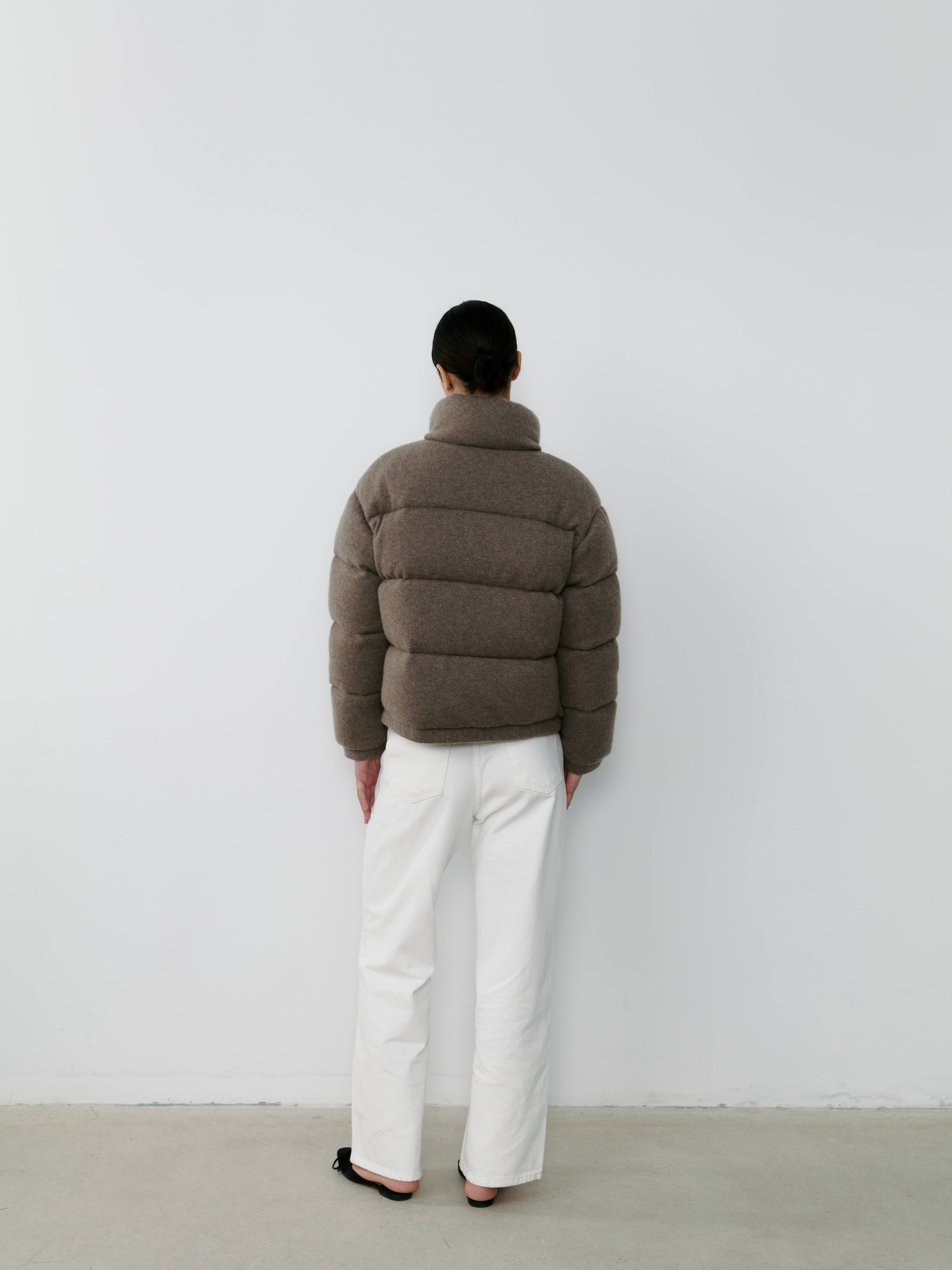 THE CASHMERE DOWN JACKET - BRACKEN