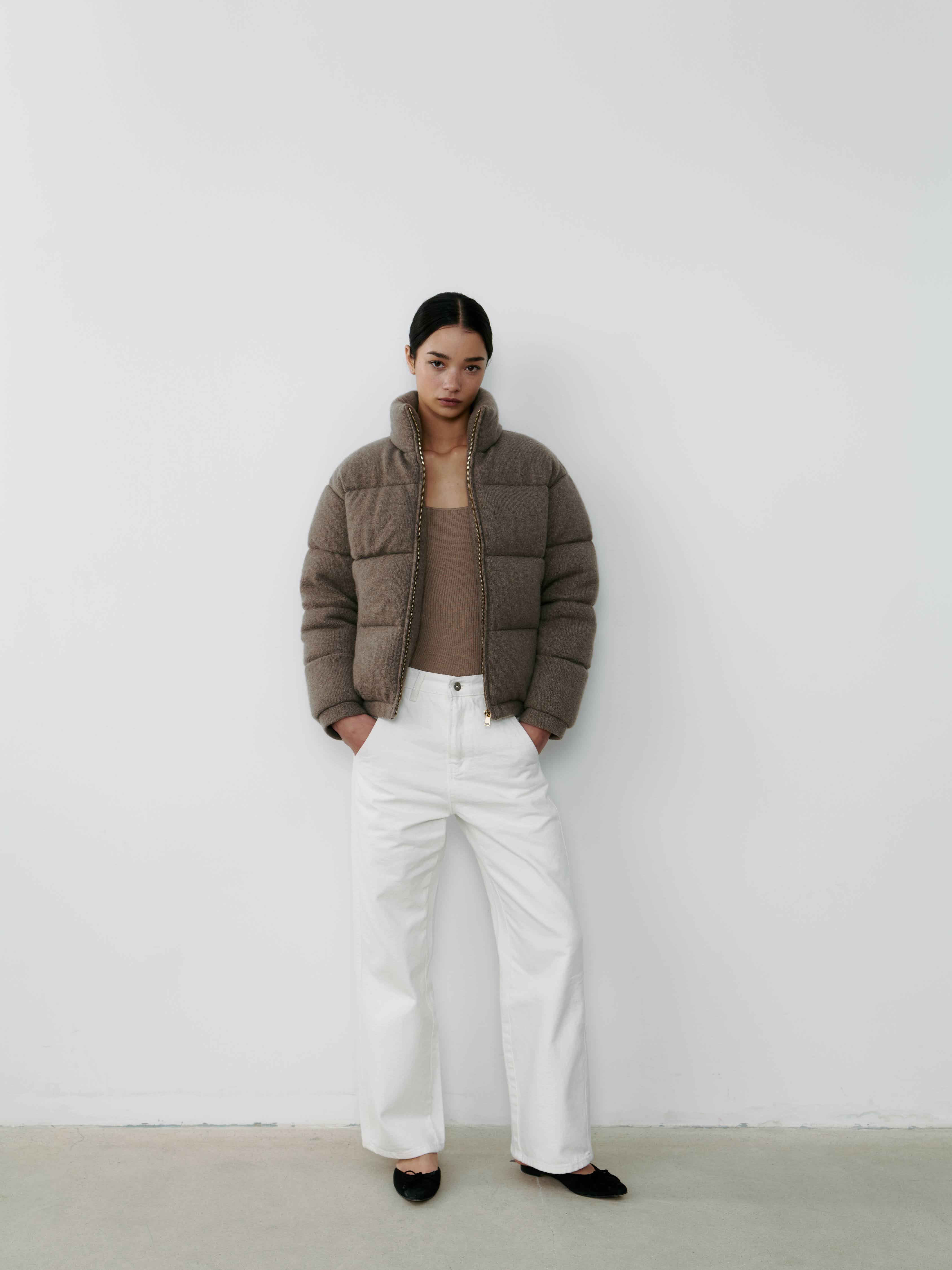 THE CASHMERE DOWN JACKET - BRACKEN