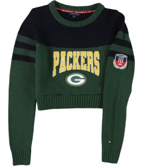 Tommy Hilfiger Womens Green Bay Packers Knit Sweater