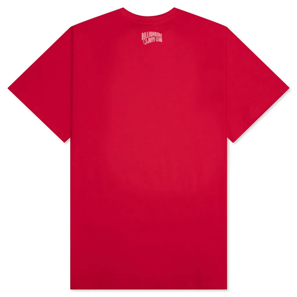 Track S/S Tee - Red