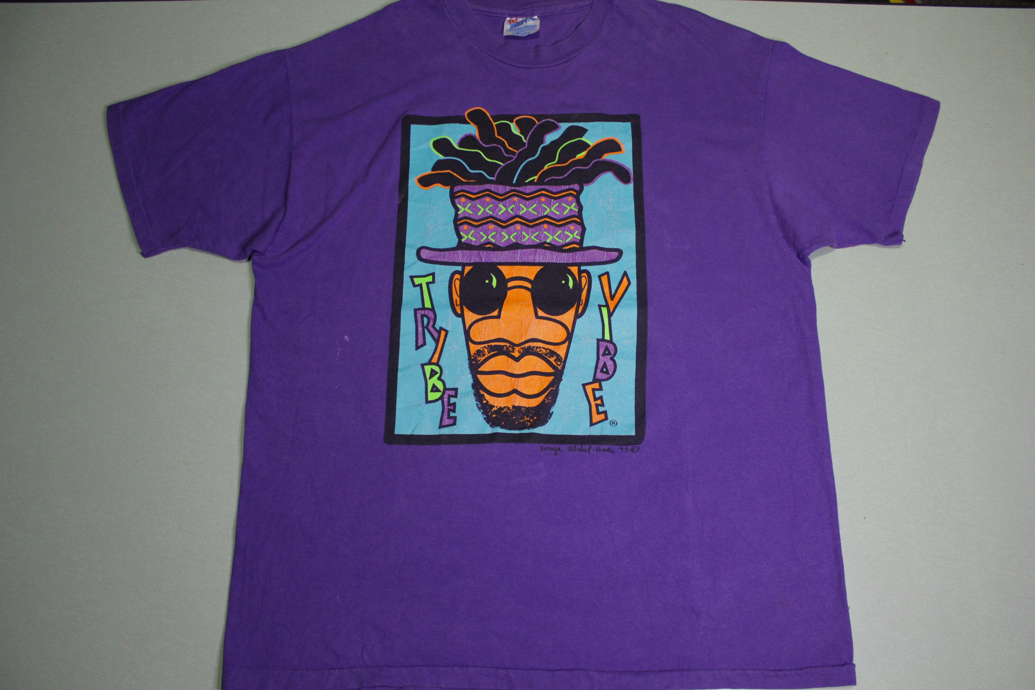 Tribe Vibe Vintage Quest 1993 Kenya Abdul-Hadi Vintage 90's Rap T-Shirt