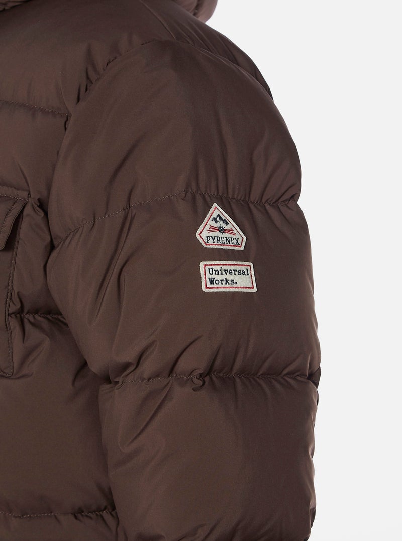 Universal Works Down Jacket seal brown HMO57C