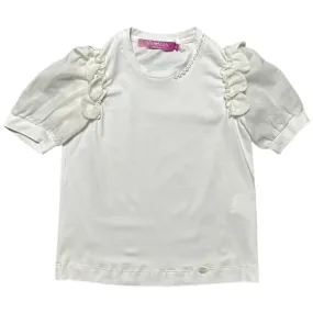 Val Max Ruffled Sleeve T-shirt