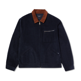 VESTE HUF CORDUROY TRUCKER NAVY