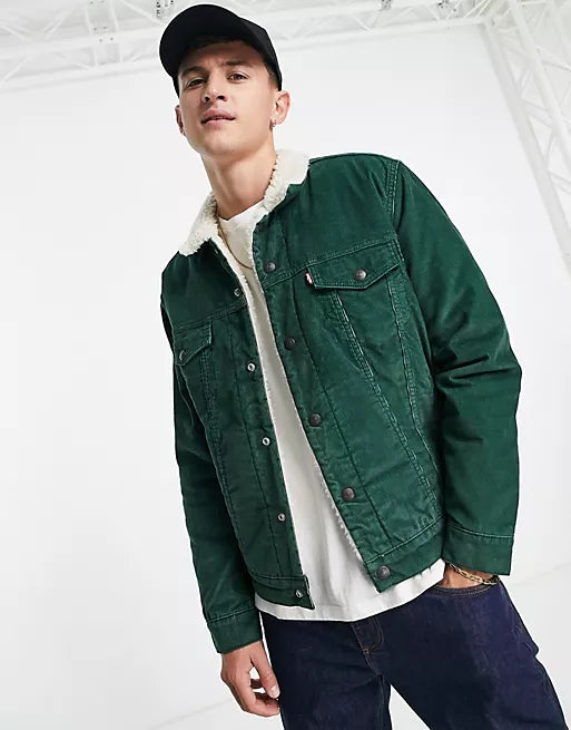 VESTE LEVI’S SHERPA TRUCKER VERT