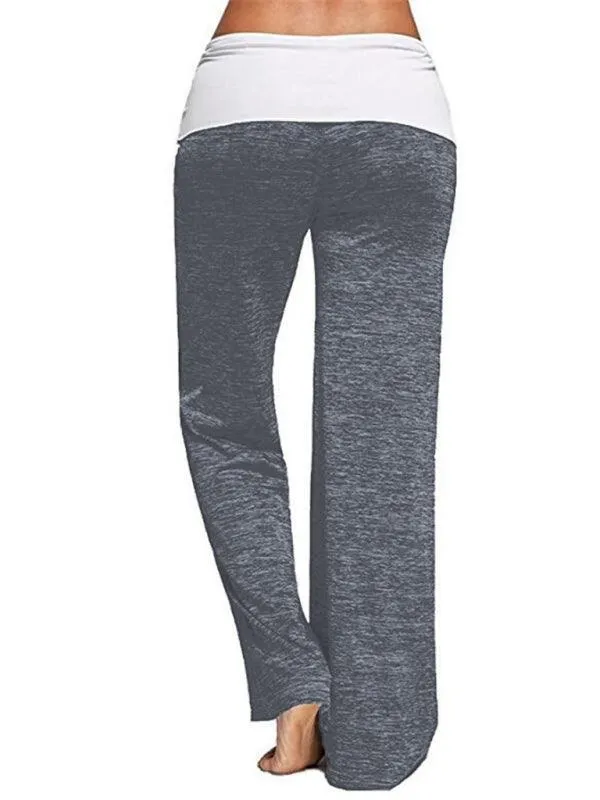 Wide-Leg Drawstring Women's Yoga Pants