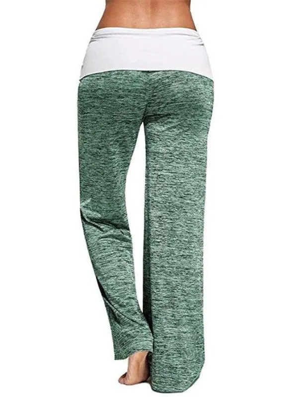 Wide-Leg Drawstring Women's Yoga Pants