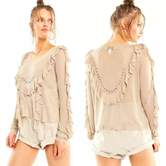 Wildfox Camilla Sweater Maderas Tan