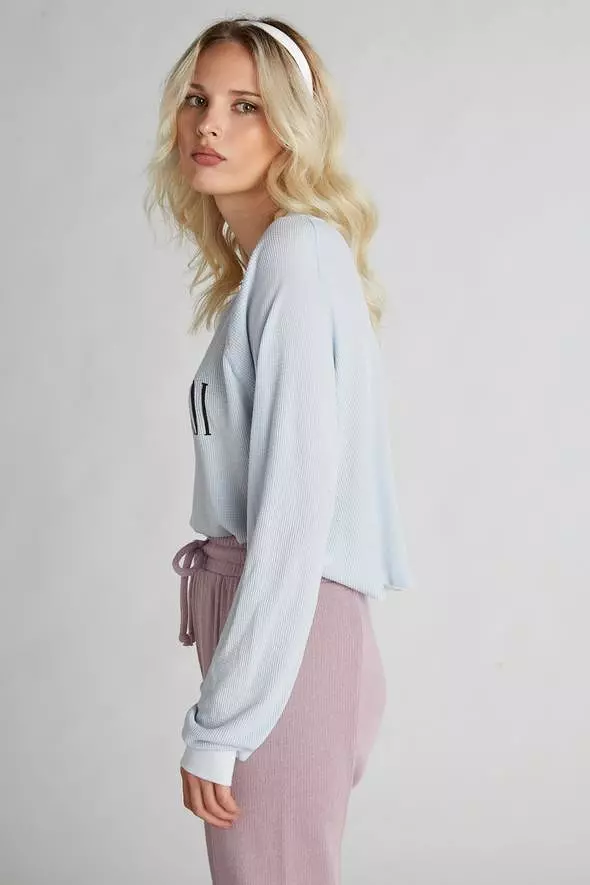 Wildfox Excusez Moi Monte Crop Sweater