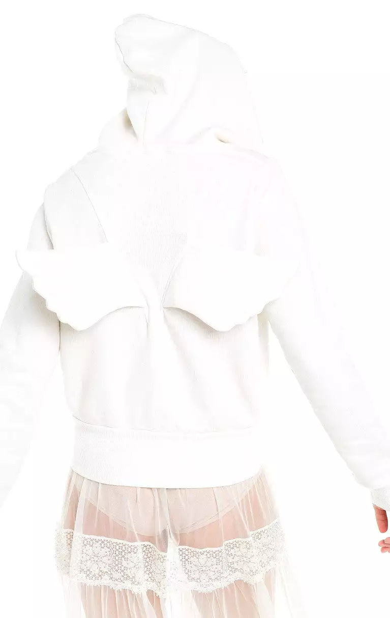 Wildfox Good Carta Angel Hoodie Sweater