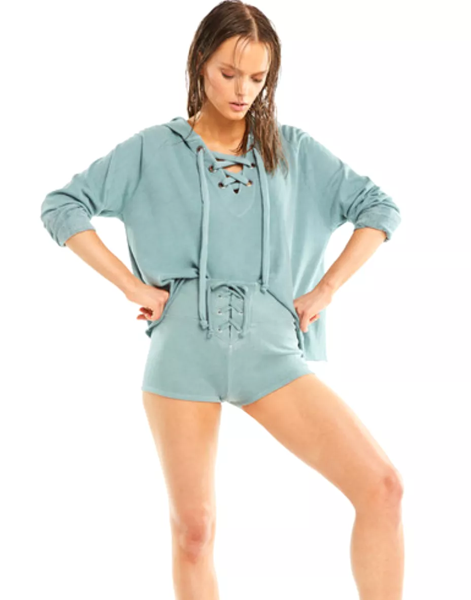 Wildfox Hutton Sweater Pigment Green