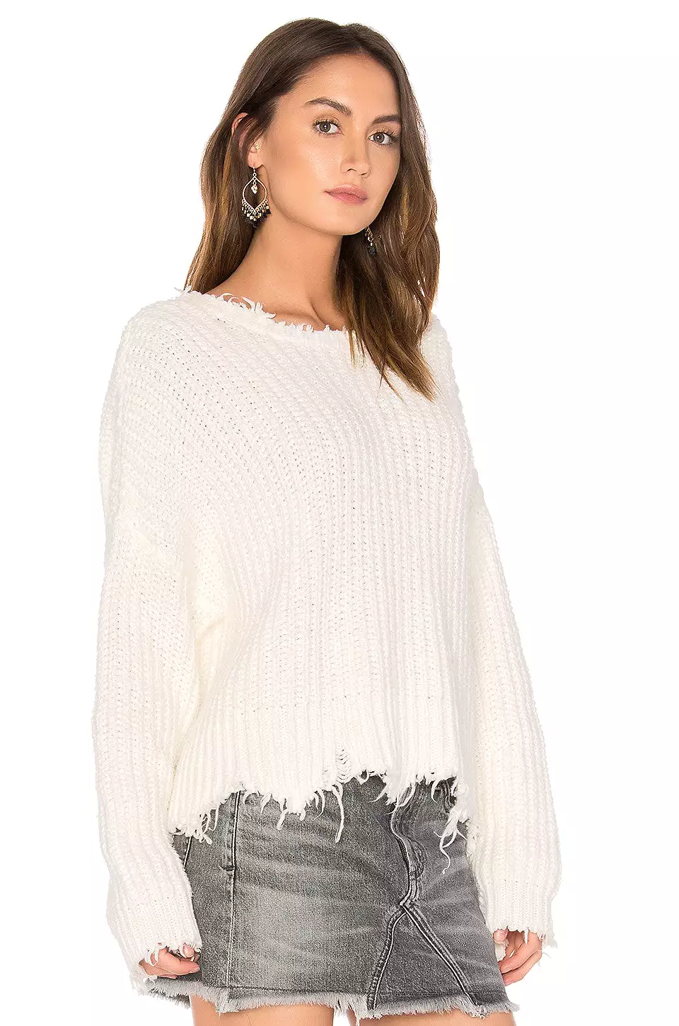 Wildfox Palmetto Sweater White