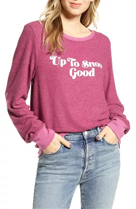 Wildfox Up to Snow Good Sweatshirt