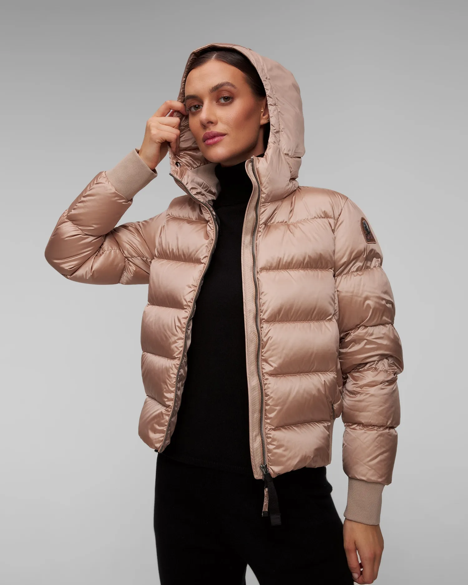 Women's beige down jacket Parajumpers Mariah 24WMPWPUSX42-253