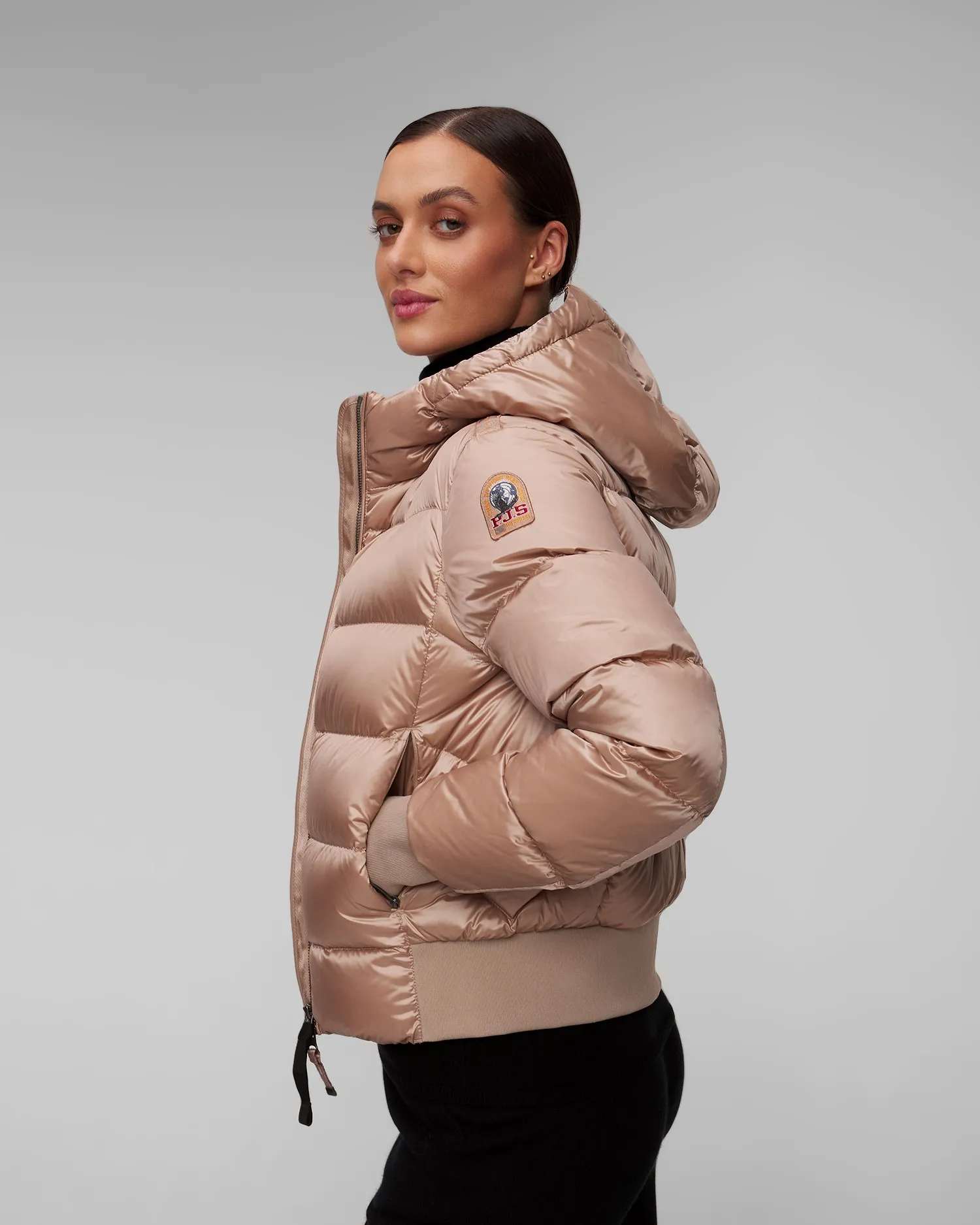 Women's beige down jacket Parajumpers Mariah 24WMPWPUSX42-253