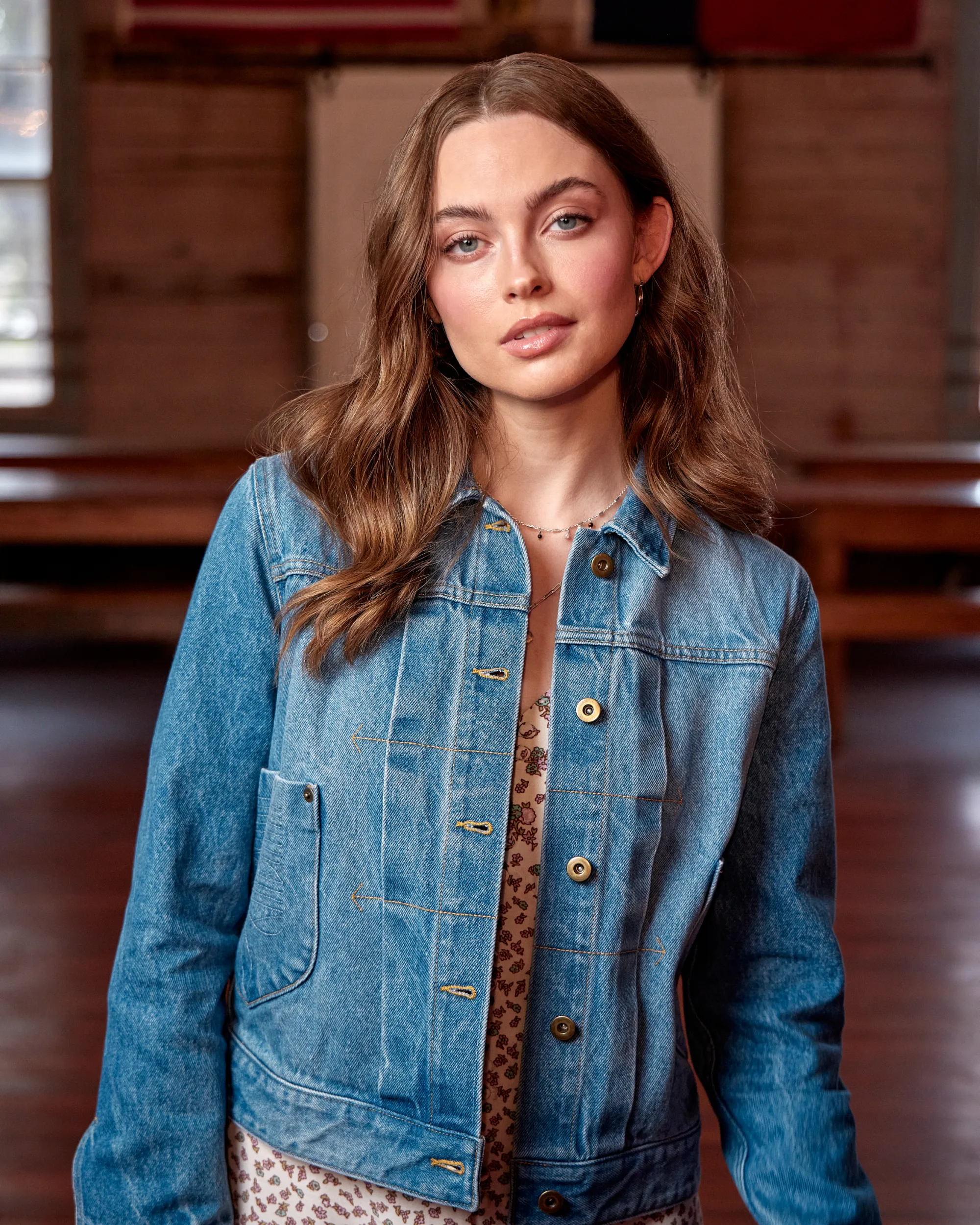 Women's Denim Trucker Jacket