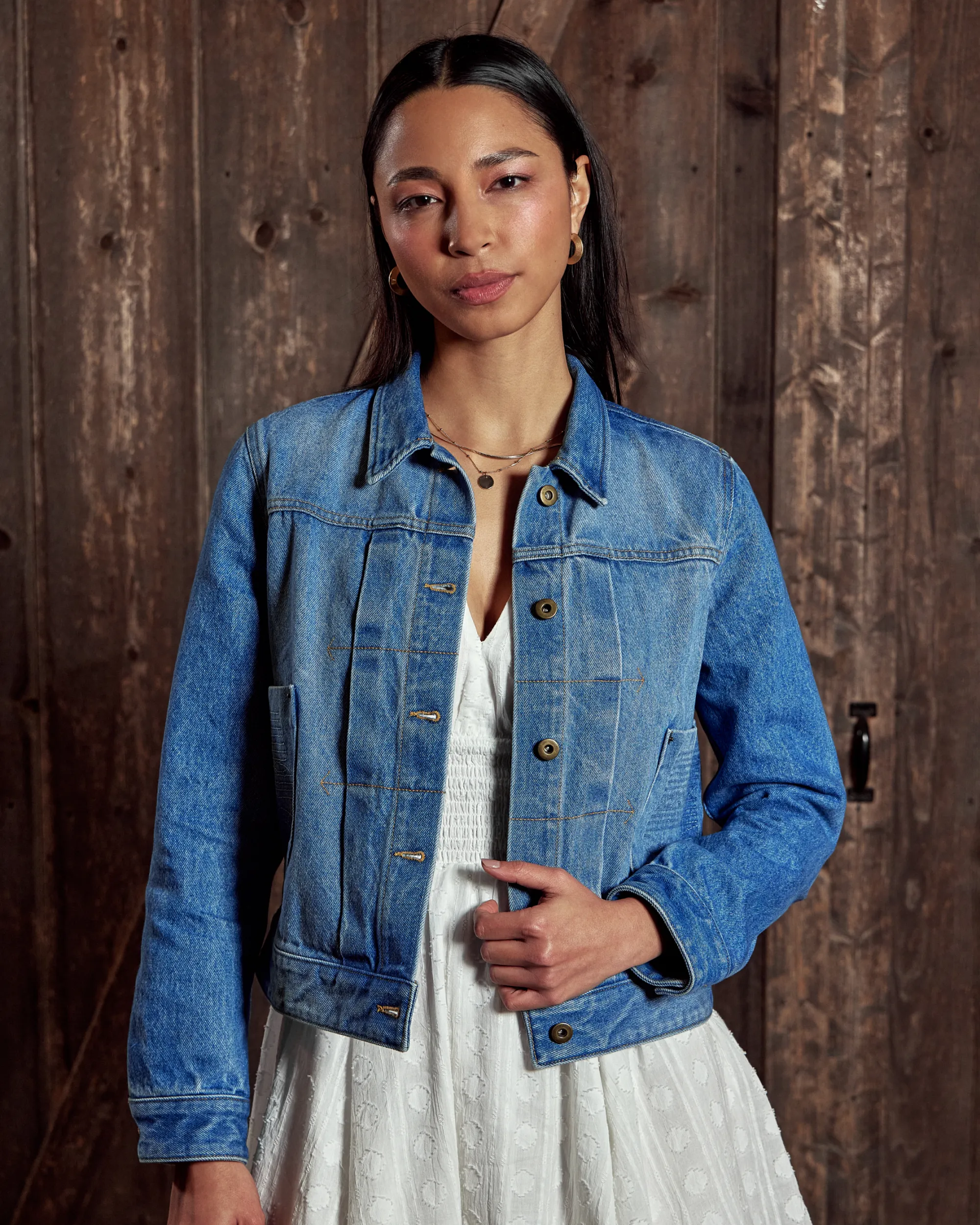 Women's Denim Trucker Jacket