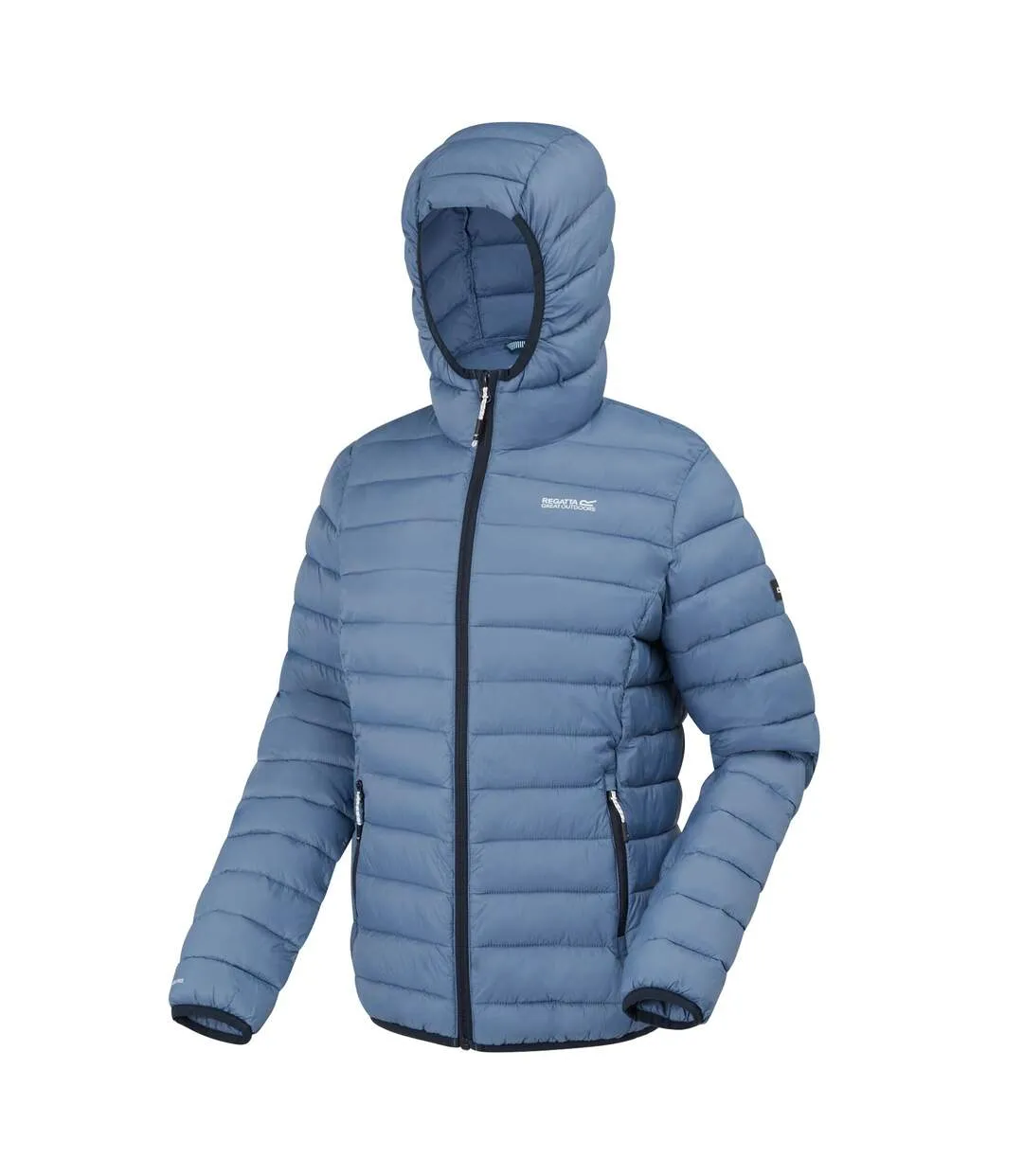 Womens/ladies marizion hooded padded jacket coronet blue Regatta